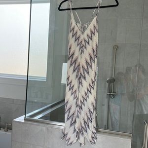 White dress with tie in the back